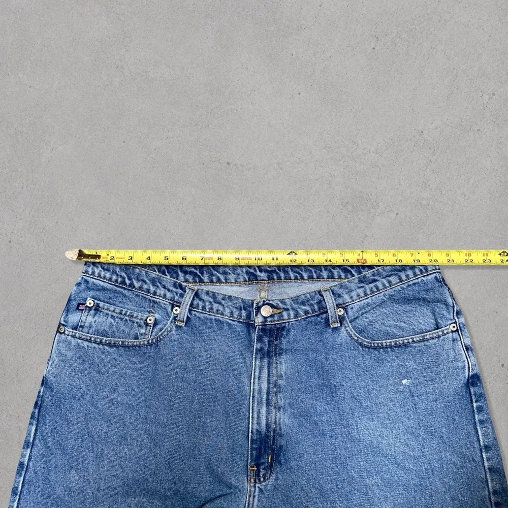 Vintage Polo Jeans Co Ralph Lauren 42x30 Relaxed Fit Blue Denim Jeans